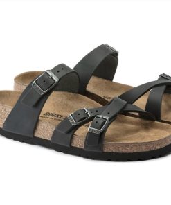 BIRKENSTOCK – SANDALE – FRANCA – OIL LEATHER – 1021112 (#120) – NOIR