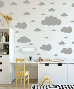Autocollants muraux à motif nuage