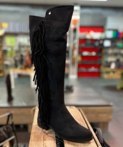DISPONIBLE EN LIGNE SEULEMENT – AQUA-FLEX – BOTTE 28-PLUME-20 – NOIR SUEDINE – (#25)