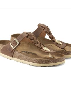 BIRKENSTOCK – GIZEH BRAIDED – 1021355 (#87) – COGNAC