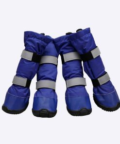 Bottes antidérapantes couleurs unies pour grands chiens