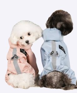 Combinaison à capuche imperméable pour chien