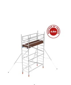 Échafaudage Aluminium Alutower SI 4 Plateforme 0.87×2.40m