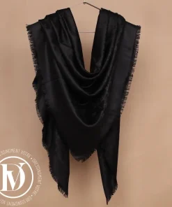 Châle monogram noir – Louis Vuitton