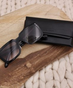 Lunettes rectangulaires noires – Isabel Marant