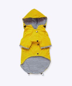 Manteau imperméable à capuche pour chien