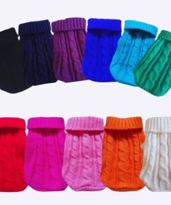 Pull tricoté pour chien