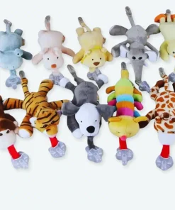 Tétine pour nouveau-né avec animaux en peluche