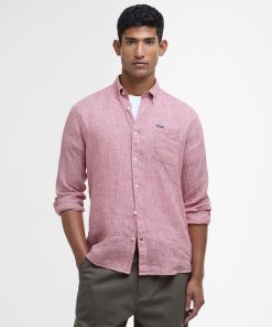 Barbour – Chemise Linton Red Spice