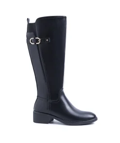 Bottes cavalières à boucle élégante