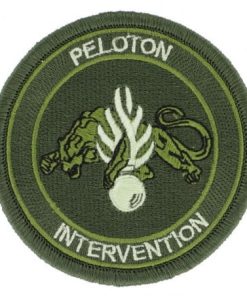 Ecusson tissu gendarmerie Peloton intervention vert