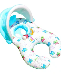 Bouée pour bébé parasol de couleur blanc