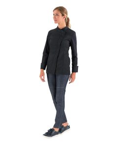 Veste de cuisine femme Saffron Noire