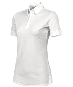 Polo femme  UNA MC Blanc