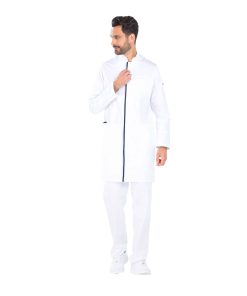 Blouse blanche Hommes ML OSCAR BLANC MARINE